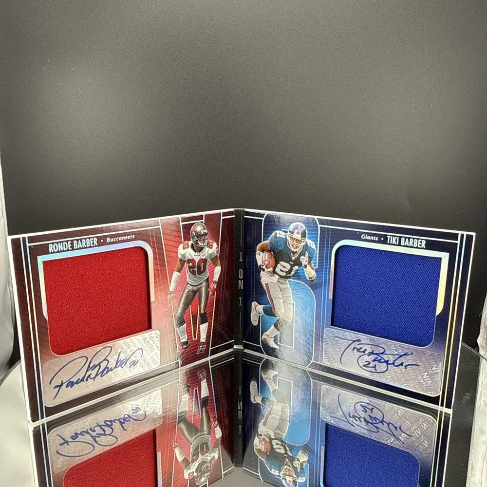 2025 Silhouette Tiki & Ronde Barber 1 ON 1 Booklet Dual Patch Auto /99